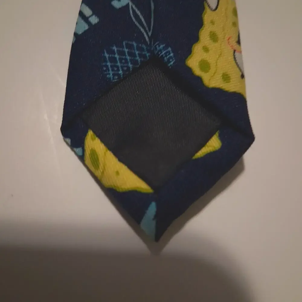 Nickelodeon SpongeBob Kids Tie - Blue and Yellow